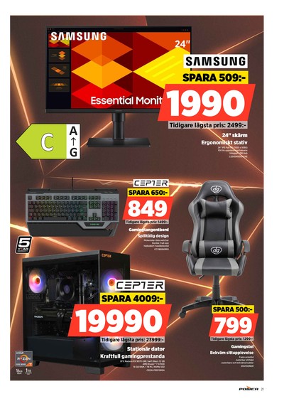 Power reklamblad i vecka 41 sida 21