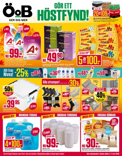 ÖoB reklamblad i vecka 41 sida 1