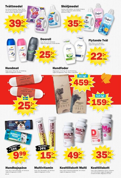Pekås reklamblad i vecka 41 sida 6