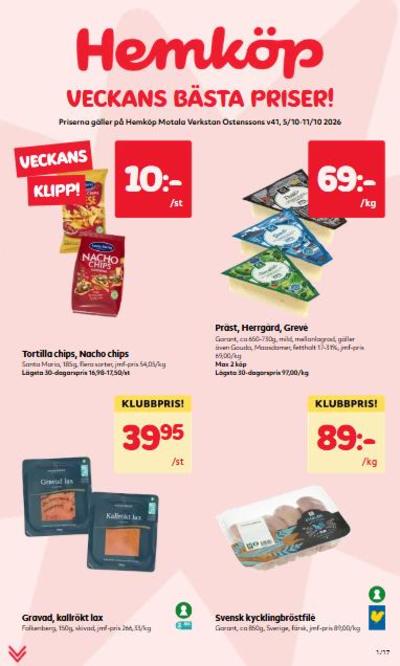 Östenssons reklamblad i vecka 41 sida 1
