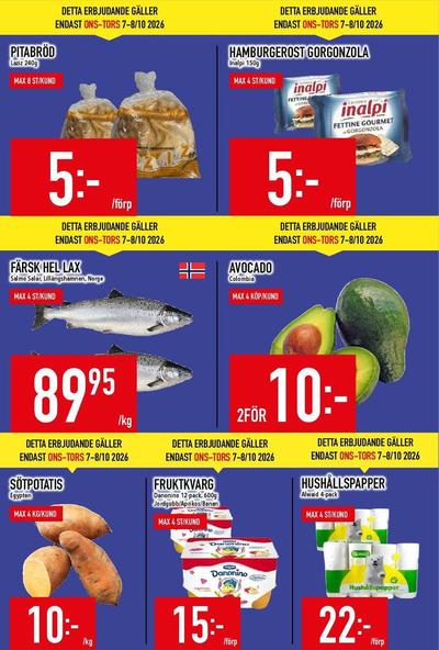 MatDax reklamblad i vecka 41 sida 3