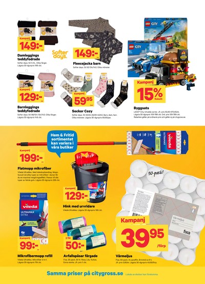 City Gross reklamblad i vecka 41 sida 13