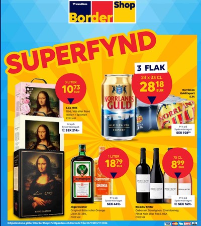Scandlines Border Shop reklamblad i vecka 42 sida 1