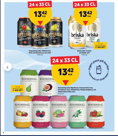 Scandlines Border Shop reklamblad i vecka 42 sida 4