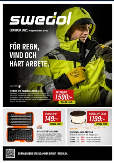 Swedol reklamblad i vecka 42 sida 1