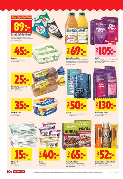 ICA Kvantum reklamblad i vecka 42 sida 2
