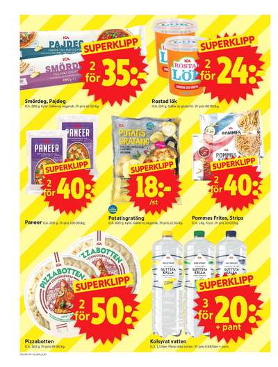 ICA Supermarket reklamblad i vecka 42 sida 2