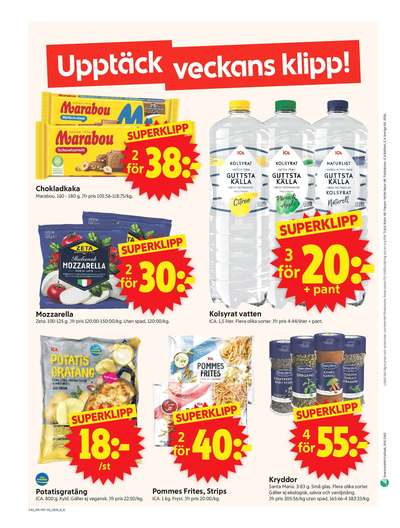ICA Supermarket reklamblad i vecka 42 sida 10