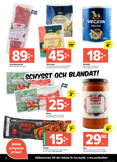 X:-tra reklamblad i vecka 42 sida 2