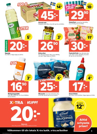 X:-tra reklamblad i vecka 42 sida 3