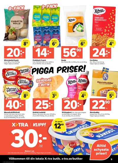 X:-tra reklamblad i vecka 42 sida 5