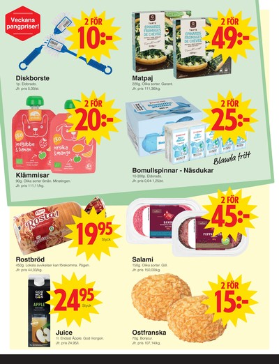 Matöppet reklamblad i vecka 42 sida 2