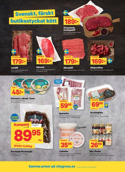 City Gross reklamblad i vecka 42 sida 2