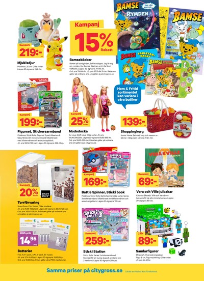 City Gross reklamblad i vecka 42 sida 11