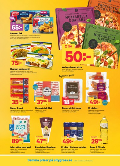 City Gross reklamblad i vecka 42 sida 8