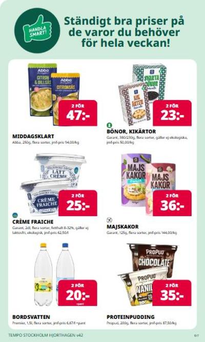 Tempo reklamblad i vecka 42 sida 6