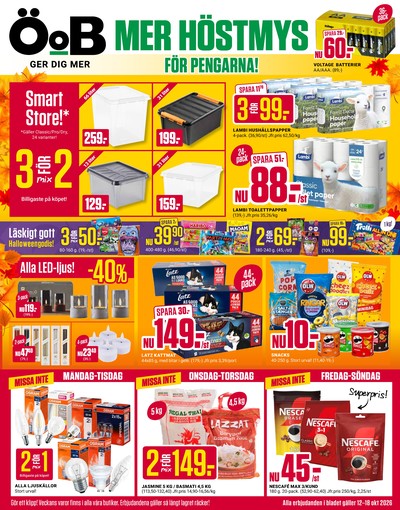ÖoB reklamblad i vecka 42 sida 1