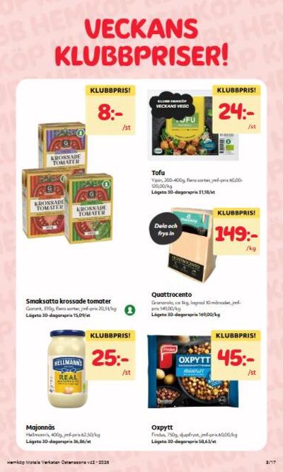 Hemköp reklamblad i vecka 42 sida 3