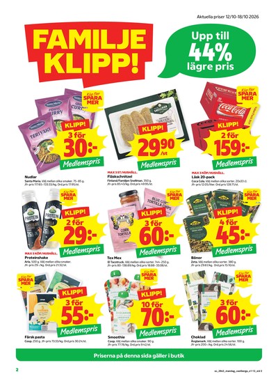 Stora Coop reklamblad i vecka 42 sida 2