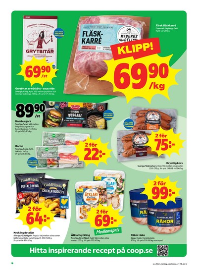 Stora Coop reklamblad i vecka 42 sida 4