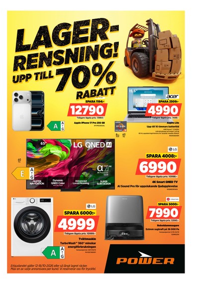 Power reklamblad i vecka 42 sida 1