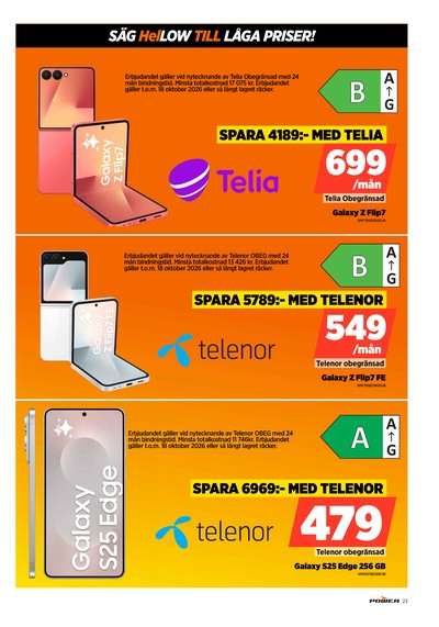 Power reklamblad i vecka 42 sida 23