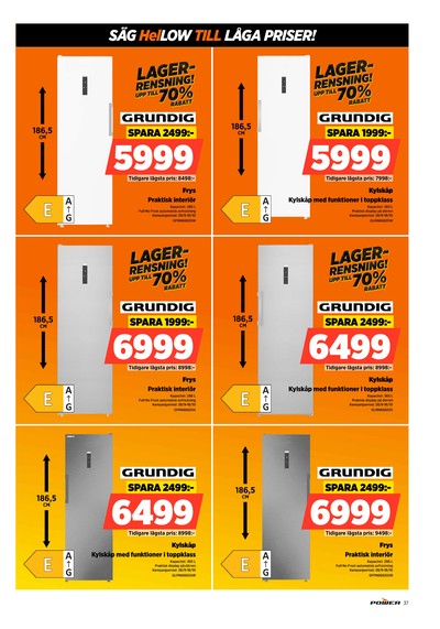 Power reklamblad i vecka 42 sida 37