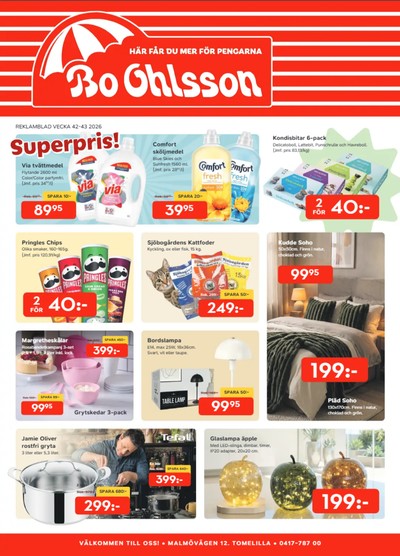 Bo Ohlsson reklamblad i vecka 42 sida 1