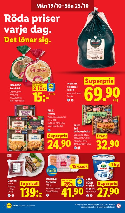 Lidl reklamblad i vecka 43 sida 6