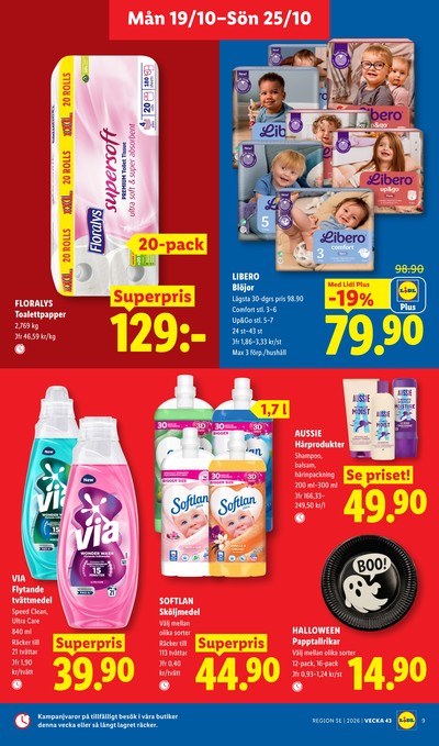 Lidl reklamblad i vecka 43 sida 9
