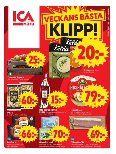 ICA Nära reklamblad i vecka 43 sida 1