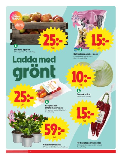ICA Nära reklamblad i vecka 43 sida 2