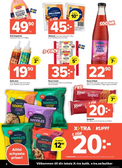 X:-tra reklamblad i vecka 43 sida 2