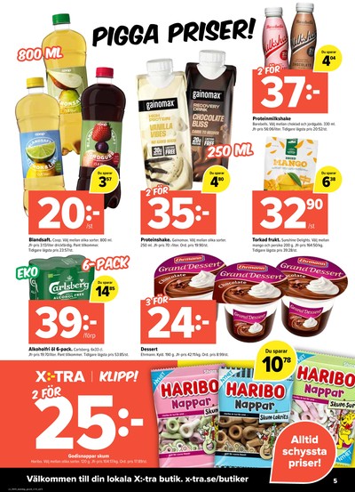 X:-tra reklamblad i vecka 43 sida 5