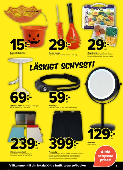 X:-tra reklamblad i vecka 43 sida 7