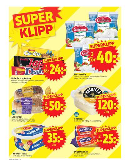 ICA Supermarket reklamblad i vecka 43 sida 2