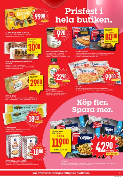 WILLY:S reklamblad i vecka 43 sida 9