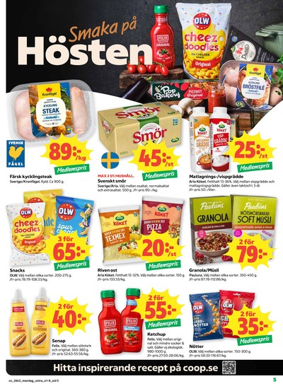 Coop reklamblad i vecka 43 sida 5