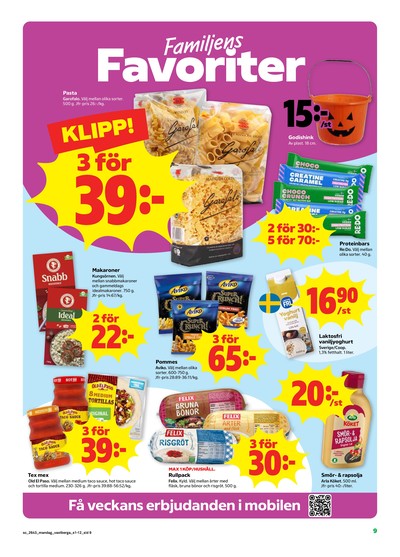 Stora Coop reklamblad i vecka 43 sida 9