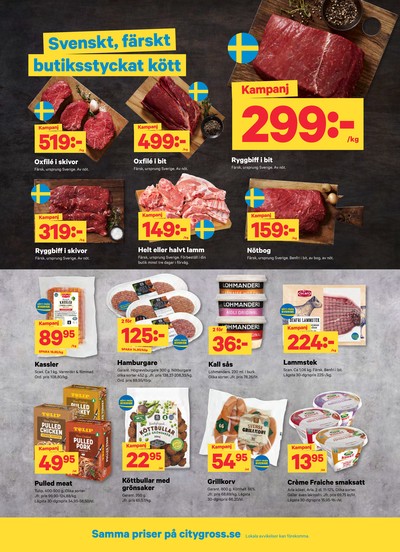 City Gross reklamblad i vecka 43 sida 2