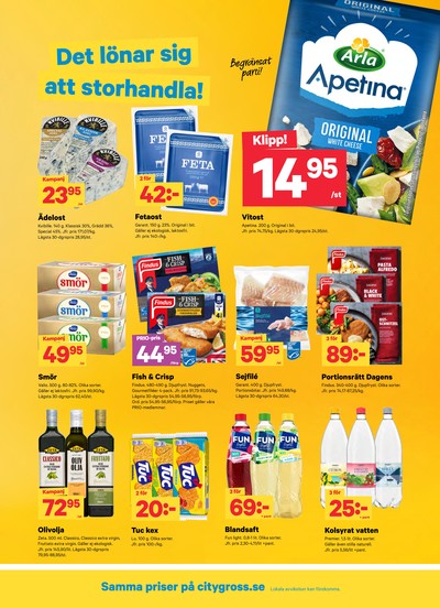 City Gross reklamblad i vecka 43 sida 7