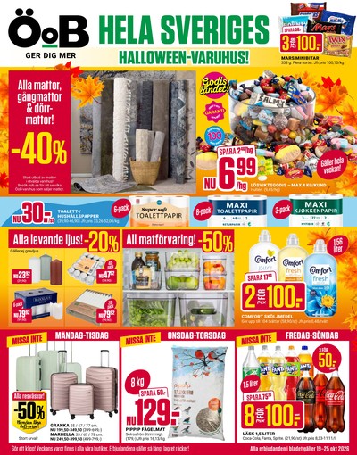 ÖoB reklamblad i vecka 43 sida 1