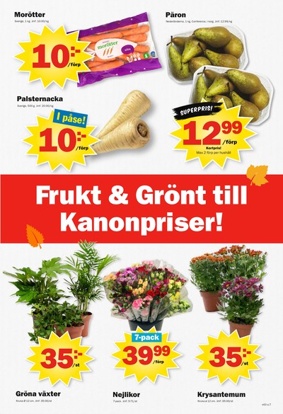 Pekås reklamblad i vecka 43 sida 7