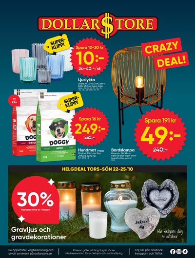 Dollarstore reklamblad i vecka 43 sida 16