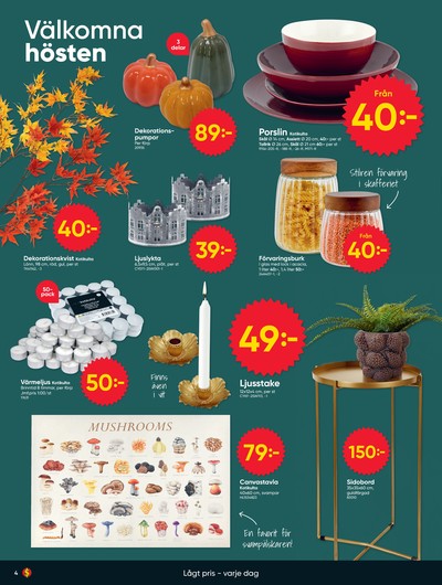 Dollarstore reklamblad i vecka 43 sida 4