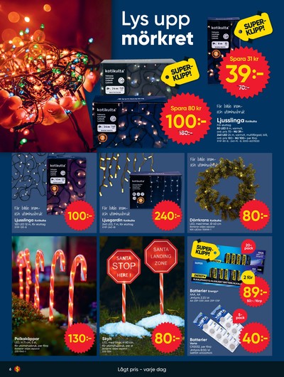 Dollarstore reklamblad i vecka 43 sida 6