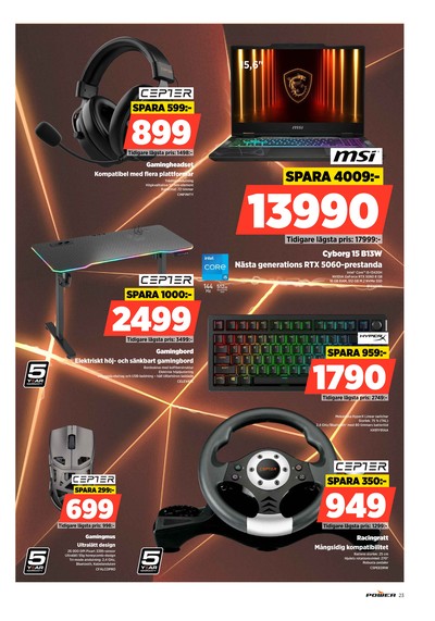 Power reklamblad i vecka 43 sida 23
