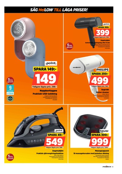 Power reklamblad i vecka 43 sida 39