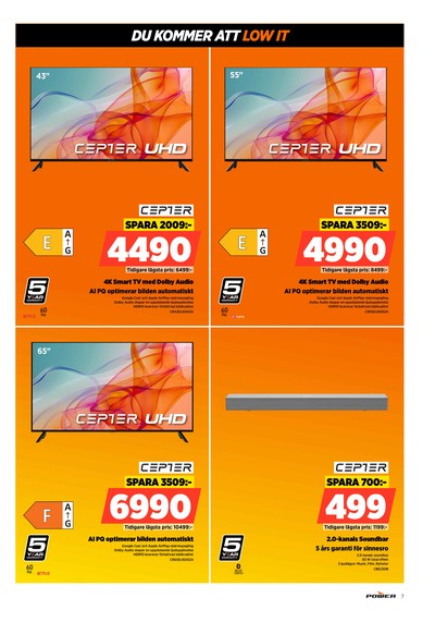 Power reklamblad i vecka 43 sida 7