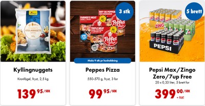 Nordby Supermarket reklamblad i vecka 43 sida 3